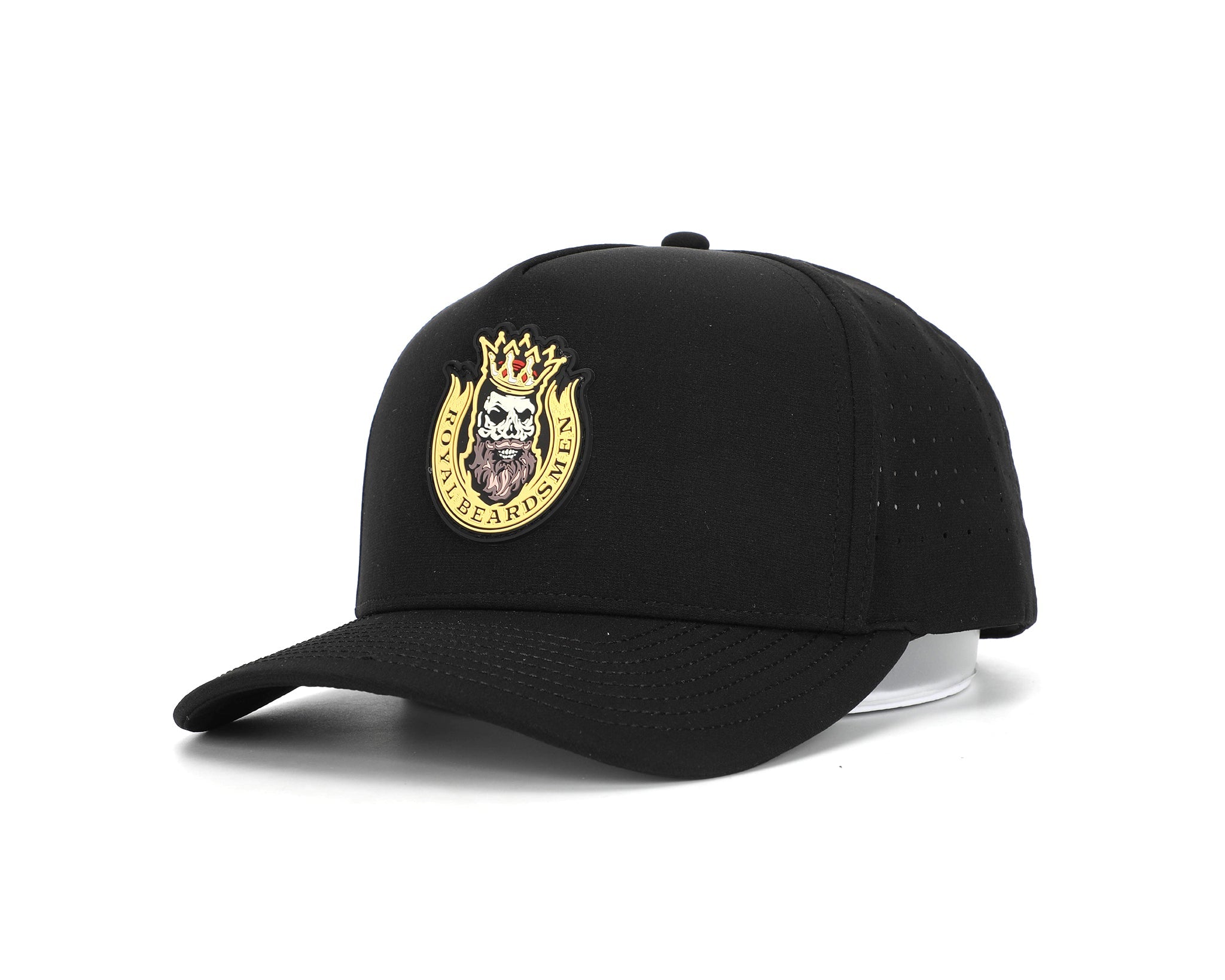 Royal Beardsmen Black PVC Patch Hat
