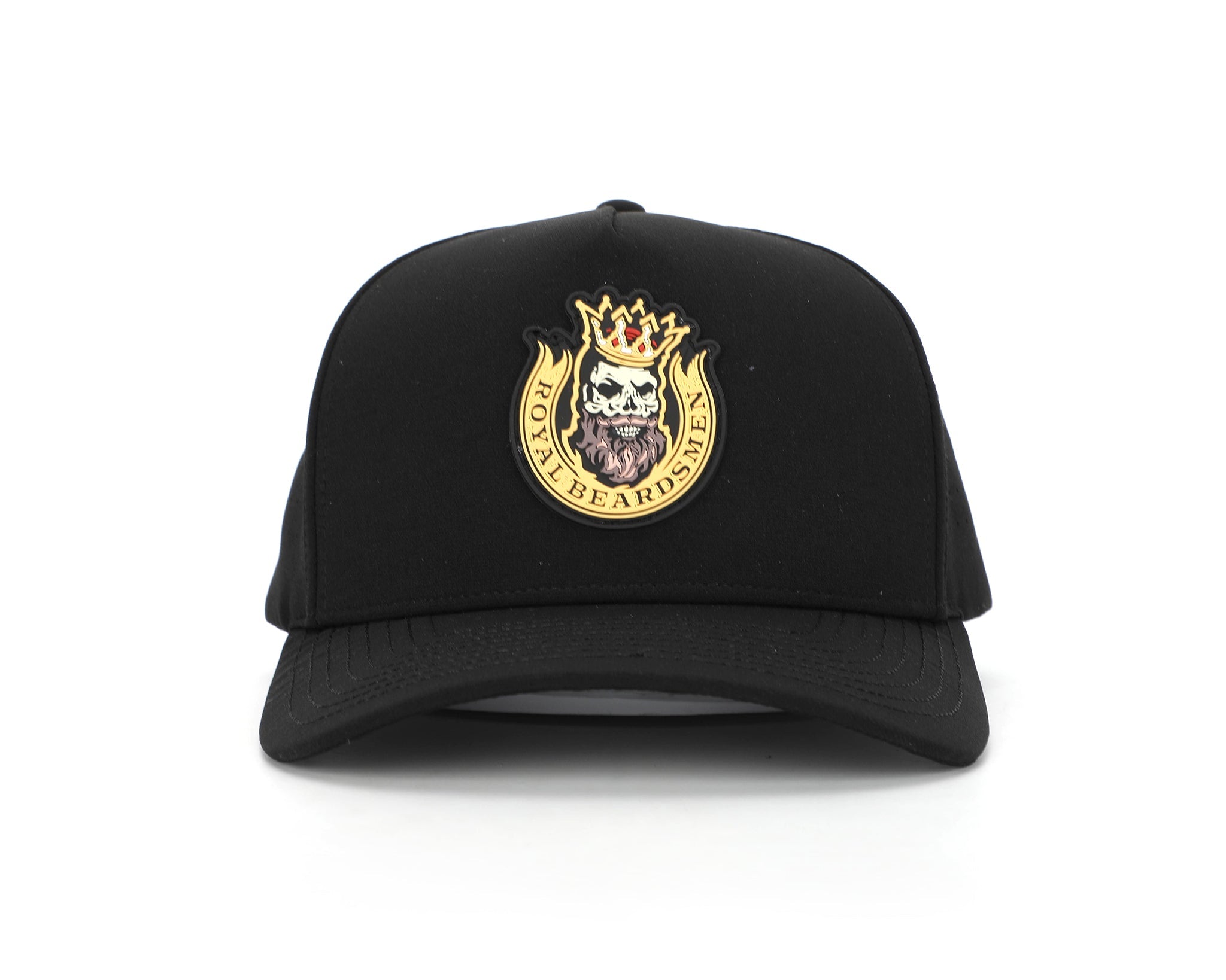 Royal Beardsmen Black PVC Patch Hat