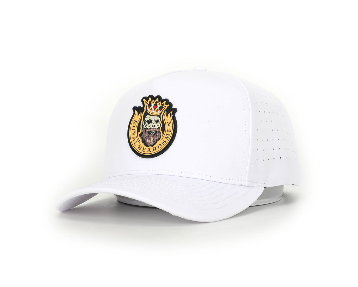 Royal Beardsmen - White PVC Patch Hat