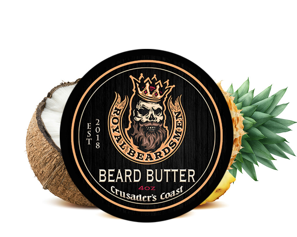 Crusaders Coast Pina Colada 4oz Premium Beard Butter
