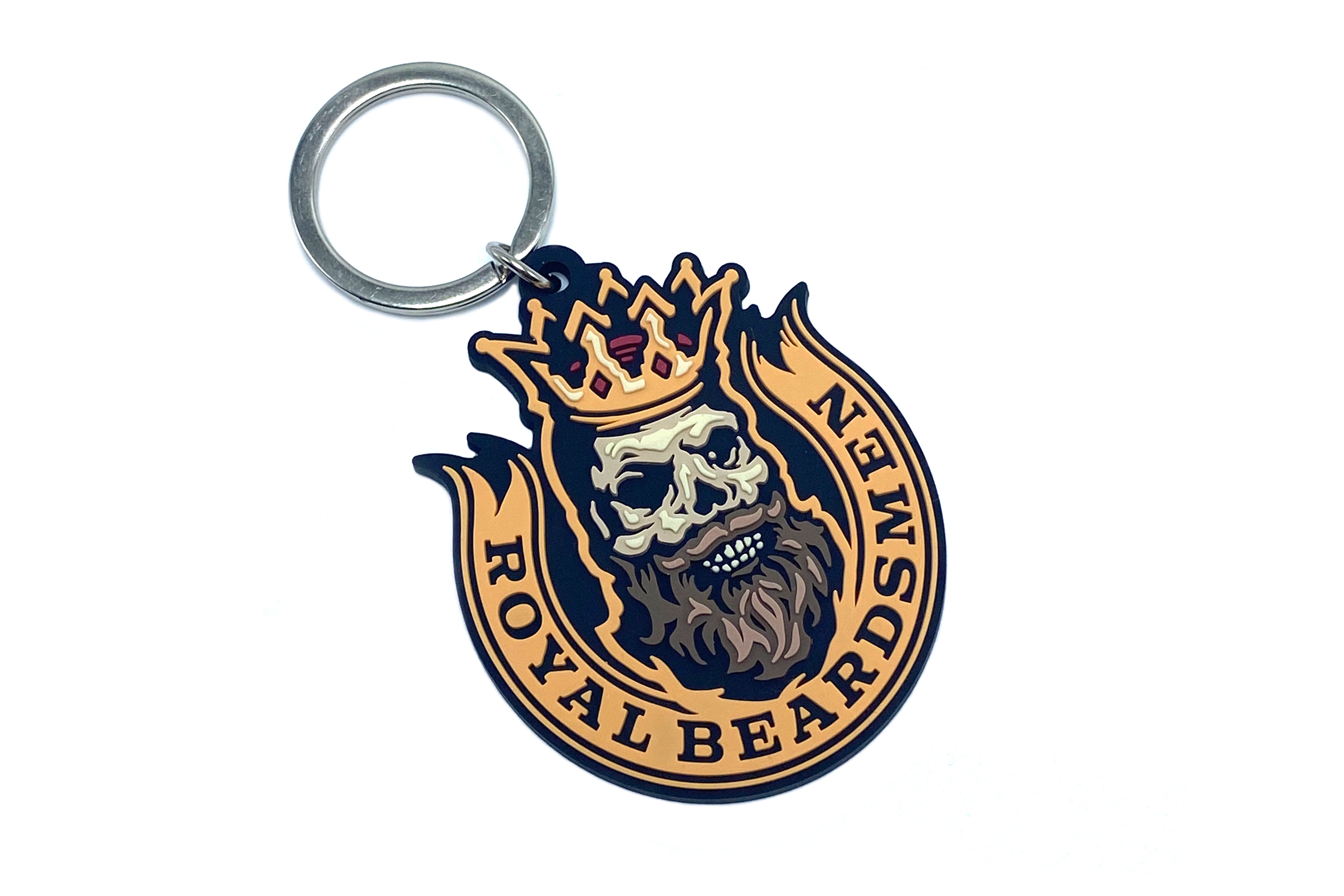 Custom Beard PVC Keychain