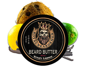 King's Lagoon Coconut Vanilla Beach Beard Butter