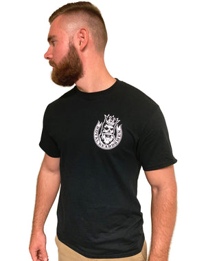Royal Beardsmen T-shirt Black Front