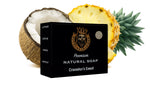 pineapple coconut natural soap bar